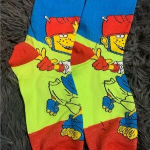 Colorful Cartoon Character Socks